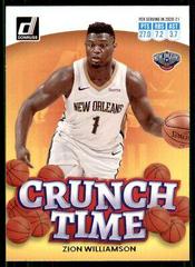 Zion Williamson #3 Basketball Cards 2022 Panini Donruss Crunch Time Prices