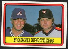Niekro Brothers Baseball Cards 1983 Donruss Prices