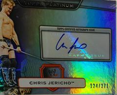 Chris Jericho [Autograph] #66 Wrestling Cards 2010 Topps Platinum WWE Prices