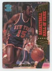 Earl Monroe [24 Kt Gold] Basketball Cards 1993 Action Packed Hall of Fame Prices
