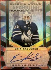 Erik Kallgren Hockey Cards 2022 Upper Deck Black Diamond Sparkling Rookie Scripts Prices