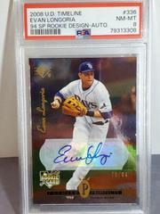 Evan Longoria [94 SP Rookie Design Autograph] #336 Baseball Cards 2008 Upper Deck Timeline Prices