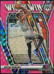 Kevin Durant [Pink Fluorescent] #1 Basketball Cards 2020 Panini Mosaic Will to Win Prices