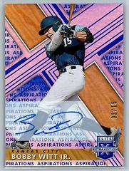 Bobby Witt Jr. [Autograph Aspirations Blue] #2 Baseball Cards 2019 Panini Elite Extra Edition Prices