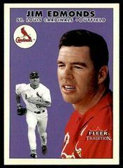 Jim Edmonds #U55 Baseball Cards 2000 Fleer Tradition Update Prices