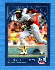 Rickey Henderson #94 Baseball Cards 2019 Topps 150 Years of Baseball Prices