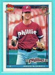 Roger McDowell #43 Baseball Cards 1991 Topps Desert Shield Prices