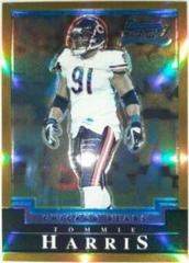 Tommie Harris [Gold Refractor] #112 Football Cards 2004 Bowman Chrome Prices