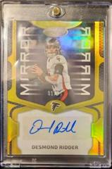Desmond Ridder [Gold] #MS13 Football Cards 2023 Panini Certified Mirror Signatures Prices