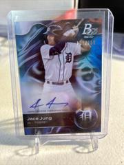 Jace Jung [Autograph Blue] #TOP-6 Baseball Cards 2023 Bowman Platinum Top Prospects Prices