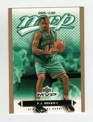 P.J. Brown #115 Basketball Cards 2003 Upper Deck MVP Prices