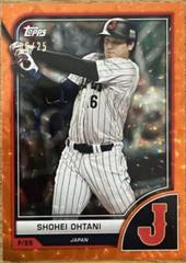 Shohei Ohtani [SP Variation Orange Cracked Ice] #45 Baseball Cards 2023 Topps World Classic Prices