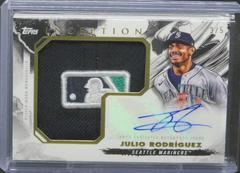 Julio Rodriguez [Team Logo] #IAJH-JR Baseball Cards 2023 Topps Inception Autograph Jumbo Hat Patch Prices