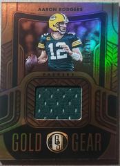 Aaron Rodgers Football Cards 2022 Panini Gold Standard Gear Prices