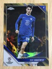 Kai Havertz [Black & Gold Starball Refractor] #74 Soccer Cards 2021 Topps Chrome UEFA Champions League Prices
