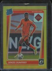 Denzel Dumfries [Optic Gold] #178 Soccer Cards 2021 Panini Donruss Road to Qatar Prices