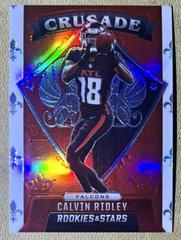 Calvin Ridley [Red] #CR10 Football Cards 2021 Panini Rookies and Stars Crusade Prices