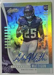 Alexander Mattison [Spectrum Gold Autograph] Football Cards 2019 Panini Absolute Prices