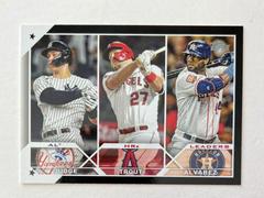 Aaron Judge, Mike Trout, Yordan Alvarez [Black] Baseball Cards 2023 Topps Prices
