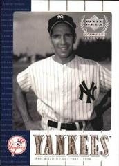 Phil Rizzuto #11 Baseball Cards 2000 Upper Deck Yankees Legends Prices