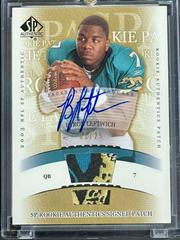 Byron Leftwich [Autograph Gold] #269 Football Cards 2003 SP Authentic Prices
