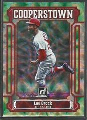 Lou Brock [Green] #CT2 Baseball Cards 2023 Panini Donruss Cooperstown Prices