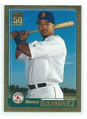 Manny Ramirez #596 Baseball Cards 2001 Topps Gold Prices