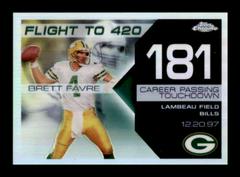 Brett Favre [Refractor] #BFC-BF181 Football Cards 2007 Topps Chrome Brett Favre Collection Prices