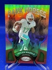 Jaylen Waddle [Red] #DH-7 Football Cards 2022 Panini Certified Dark Horses Prices