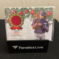 Royce Lewis [Red Metallic] #WRC-RL Baseball Cards 2022 Topps Holiday Relics Prices