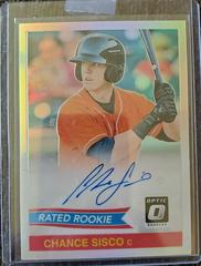 Chance Sisco Baseball Cards 2018 Panini Donruss Optic Rated Rookie Retro 1984 Signatures Prices