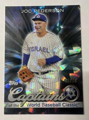 Joc Pederson [Black Difractor] Baseball Cards 2023 Topps World Captains of the Classic Prices