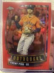 Jeremy Pena [Red] #YQ-15 Baseball Cards 2023 Topps Chrome Youthquake Prices