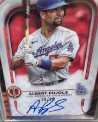 Albert Pujols [Red] Baseball Cards 2022 Topps Tribute Autographs Prices