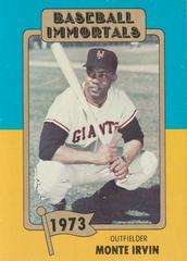Monte Irvin Baseball Cards 1980 Baseball Immortals Prices