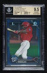 Victor Robles [Chrome Blue Refractor] #BCP10 Baseball Cards 2016 Bowman Prospects Prices