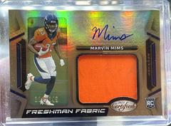 Marvin Mims [Bronze] #FFMS-14 Football Cards 2023 Panini Certified Freshman Fabric Mirror Signatures Prices