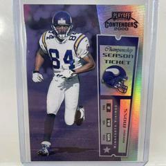 Randy Moss [Championship Ticket] #54 Football Cards 2000 Playoff Contenders Prices
