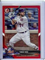 Tomas Nido [Red] Baseball Cards 2018 Bowman Prices