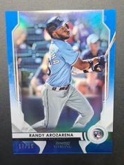 Randy Arozarena [Blue Refractor] #BSR-71 Baseball Cards 2020 Bowman Sterling Prices