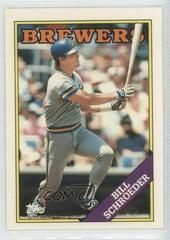 Bill Schroeder #12 Baseball Cards 1988 Topps Tiffany Prices