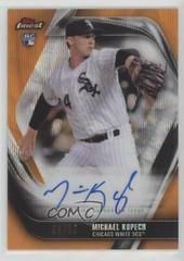 Michael Kopech [Orange Wave Refractor] Baseball Cards 2019 Topps Finest Firsts Autographs Prices