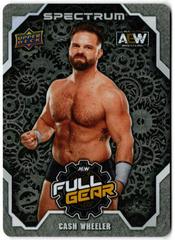 Cash Wheeler #FG-9 Wrestling Cards 2021 Upper Deck AEW Spectrum Full Gear Metal Prices