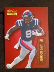 Jerrion Ealy [Red] #MB-63 Football Cards 2022 Wild Card Matte Black Prices