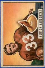 Ventan Yablonski Football Cards 1951 Bowman Prices