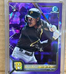 Oneil Cruz [SP Variation Sapphire Purple] #45 Baseball Cards 2022 Bowman Chrome Prices