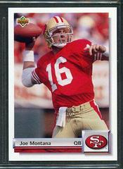 Joe Montana Football Cards 1992 Upper Deck Gold Prices