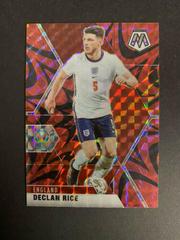 Declan Rice [Reactive Red Mosaic] Soccer Cards 2021 Panini Mosaic UEFA Euro 2020 Prices
