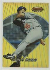Hideo Nomo [Refractor] #1 Baseball Cards 1996 Bowman's Best Prices