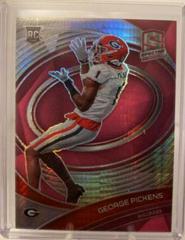 George Pickens [Neon Pink] Football Cards 2022 Panini Chronicles Draft Picks Spectra Prices